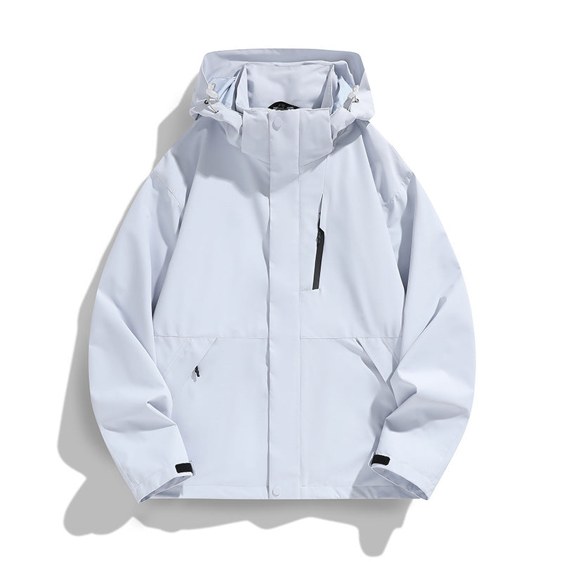 Women Oversize Softshell Hooded Jacket with Drop Shoulder, Concealed Zippers and Drawstring Shop Velvia