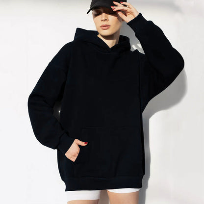 Women Oversize Hoodie made of high-quality cotton blend Shop Velvia