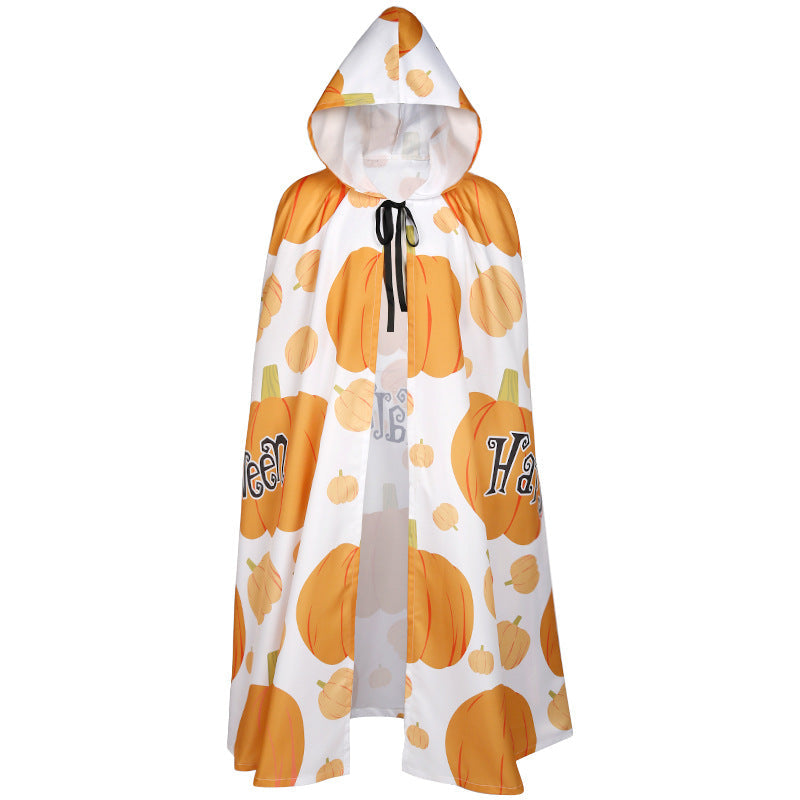 Unisex multi-layered hooded cloak with wide drape and satin ribbon closure Shop Velvia