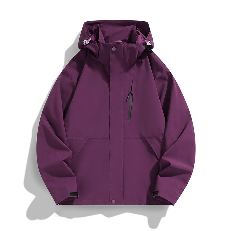 Women Oversize Softshell Hooded Jacket with Drop Shoulder, Concealed Zippers and Drawstring Shop Velvia