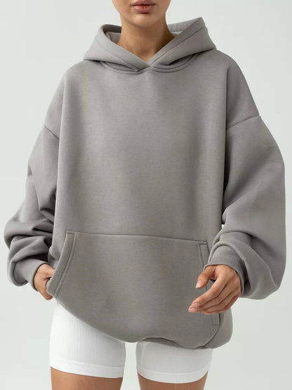 Women Oversize Hoodie made of high-quality cotton blend Shop Velvia