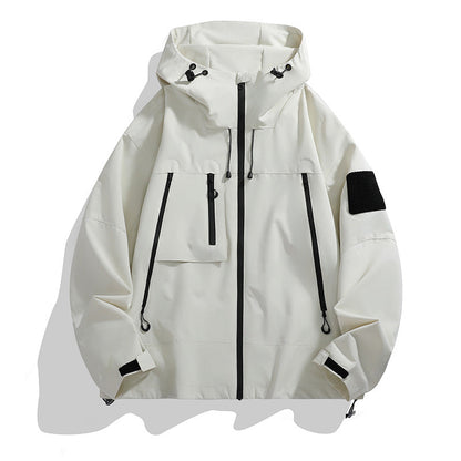 Women's Technical Outdoor Jacket with Adjustable Hood System and Multifunctional Pockets Shop Velvia