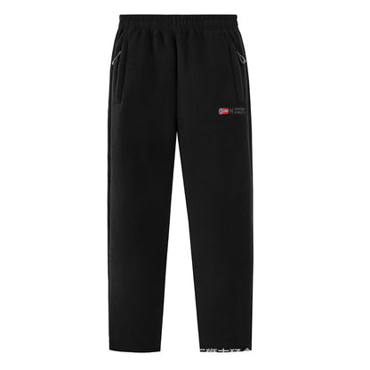 Women Comfortable Thermo-Fleece Jogging Pants with Elastic Waistband and Zipper Pockets Shop Velvia