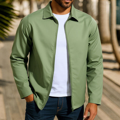Men's Casual Leisure Jacket with Innovative Wind Protection Technology Shop Velvia