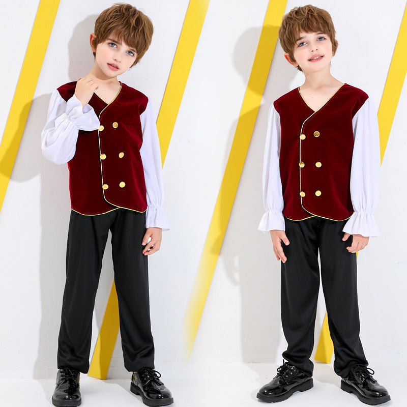 Boys' fairytale costume with detail-loving shirt and pants Shop Velvia