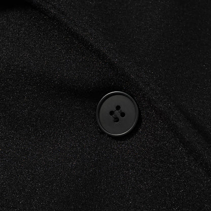 Ladies long coat in a minimalist cocoon cut made of a wool blend with double-breasted button placket Shop Velvia