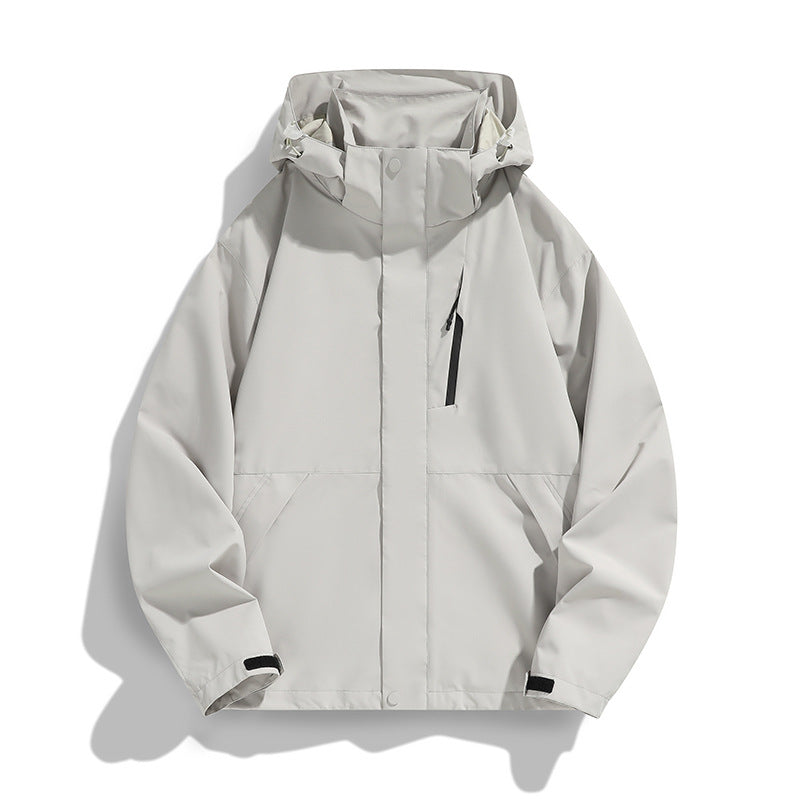 Women Oversize Softshell Hooded Jacket with Drop Shoulder, Concealed Zippers and Drawstring Shop Velvia