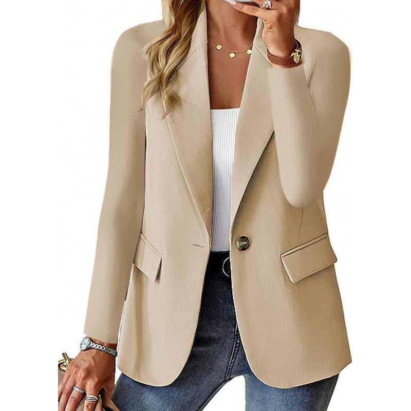 Women Modern Tailored Blazer with Elegant Button Details Shop Velvia