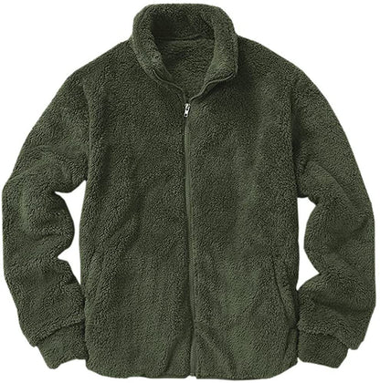 Men's fleece jacket with soft lining and practical pockets Shop Velvia