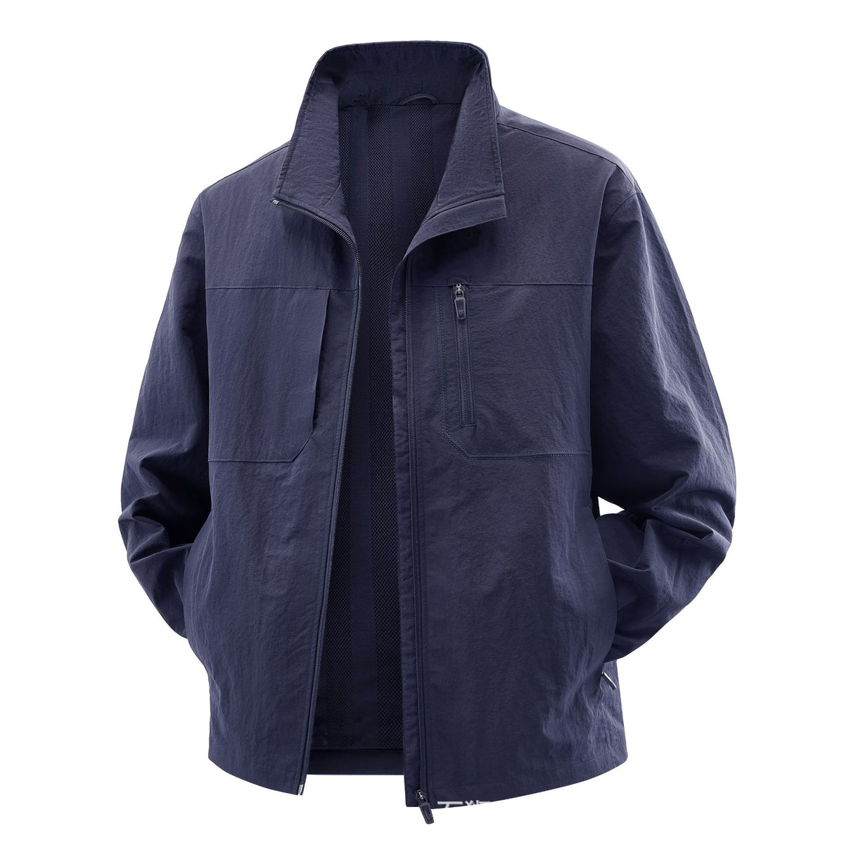 Men's Lightweight Field Utility Jacket with Mesh Lining, Stand-Up Collar and Zipper Pockets Shop Velvia