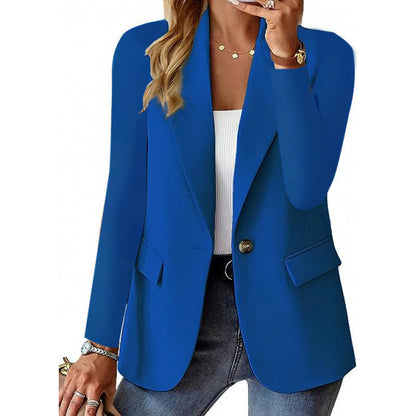 Women Modern Tailored Blazer with Elegant Button Details Shop Velvia