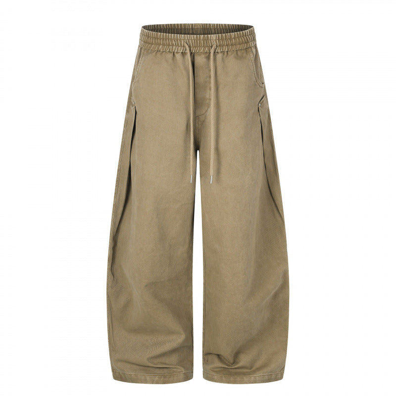 Unisex Wide Cut Lounge Pants with Drawstring and Extra Wide Leg Shop Velvia
