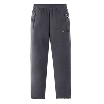Women Comfortable Thermo-Fleece Jogging Pants with Elastic Waistband and Zipper Pockets Shop Velvia