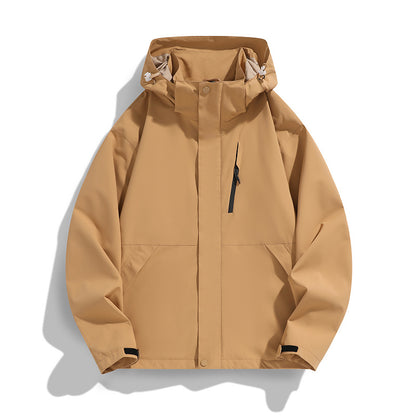 Women Oversize Softshell Hooded Jacket with Drop Shoulder, Concealed Zippers and Drawstring Shop Velvia