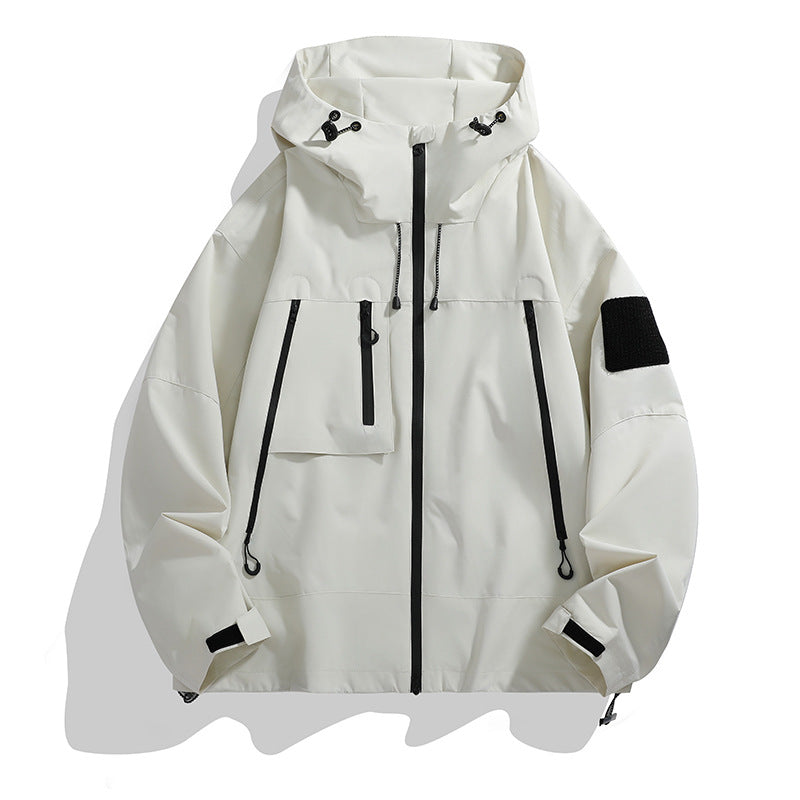 Women's Technical Outdoor Jacket with Adjustable Hood System and Multifunctional Pockets Shop Velvia