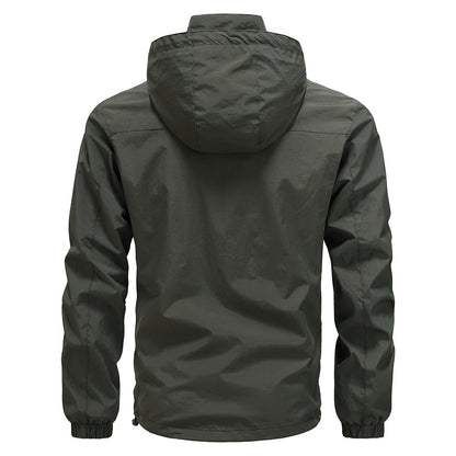 Men's Breathable Ultralight Wind and Rain Jacket with Mesh Lining and Concealed Chest Pocket Shop Velvia