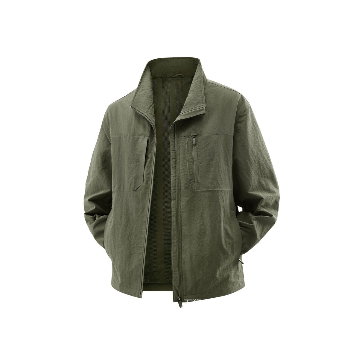 Men's Lightweight Field Utility Jacket with Mesh Lining, Stand-Up Collar and Zipper Pockets Shop Velvia