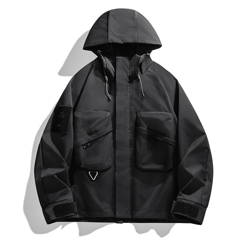 Men's Technical Utility Hoodie with Multifunctional Pockets Shop Velvia