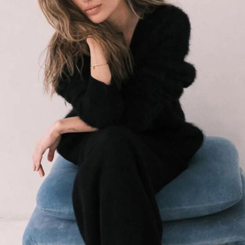 Women's Cozy Cardigan made of fine Mohair Shop Velvia