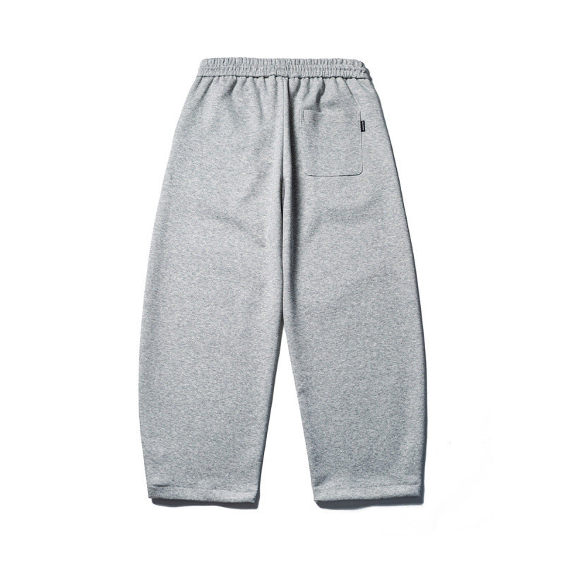 Men's loose-fitting sweatpants with elastic drawstring waistband and cropped leg Shop Velvia