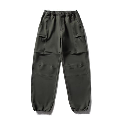 Men's Technical Cargo Casual Pants with Elastic Waistband, Knee Panels, and Zipper Pockets Shop Velvia