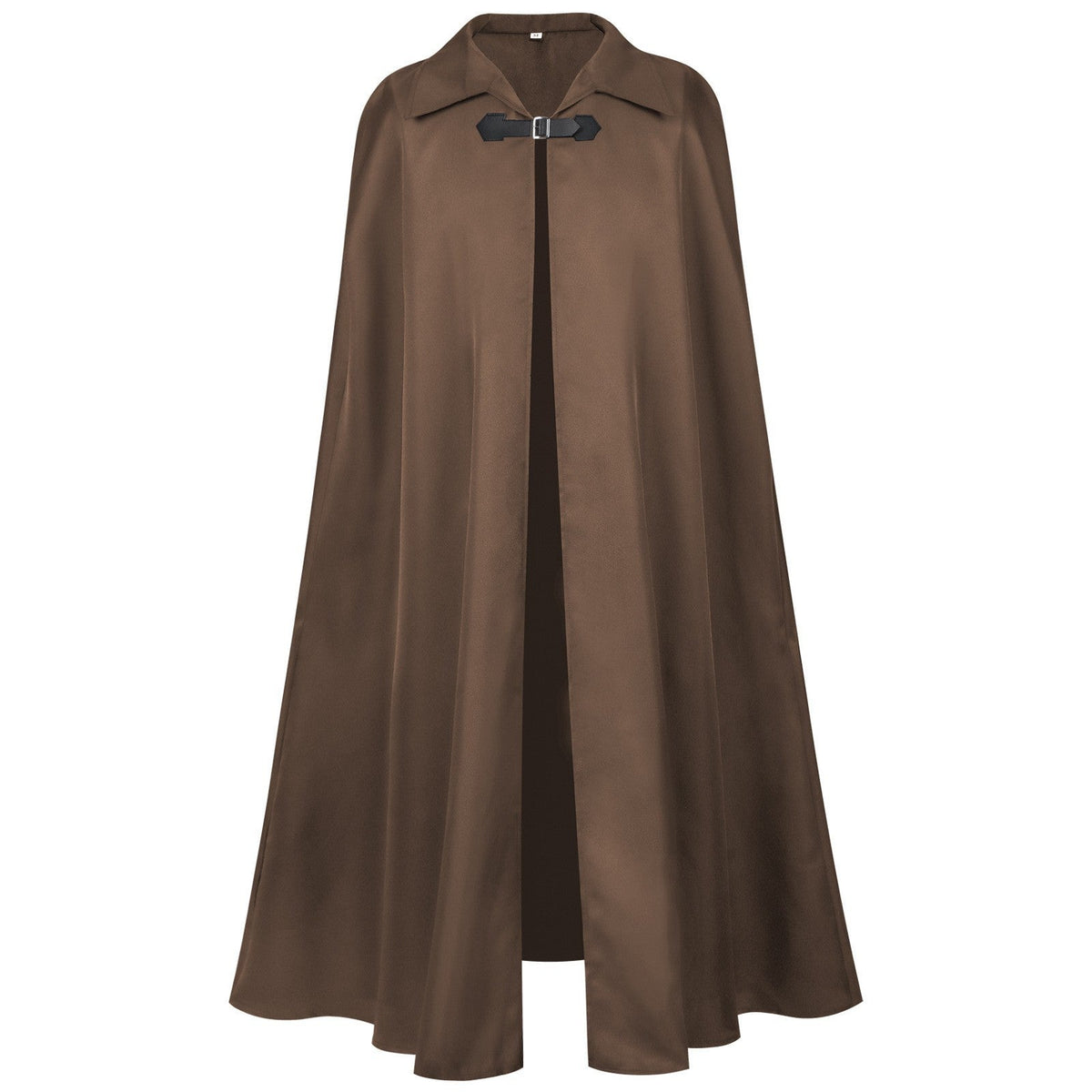 Unisex long hooded cloak with wide drape, detachable shoulder cape and concealed tying system Shop Velvia