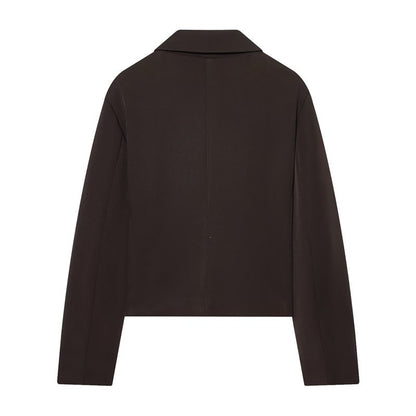 Women High-Waisted Flared Trousers with Belt Loops and Welt Pockets Shop Velvia