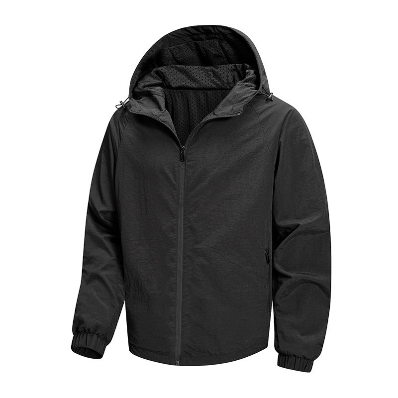 Men's Ultralight Packable Hoodie Jacket with Breathable Mesh Lining Shop Velvia