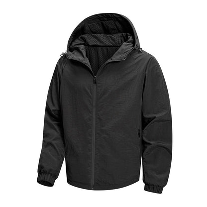 Men's Ultralight Packable Hoodie Jacket with Breathable Mesh Lining Shop Velvia