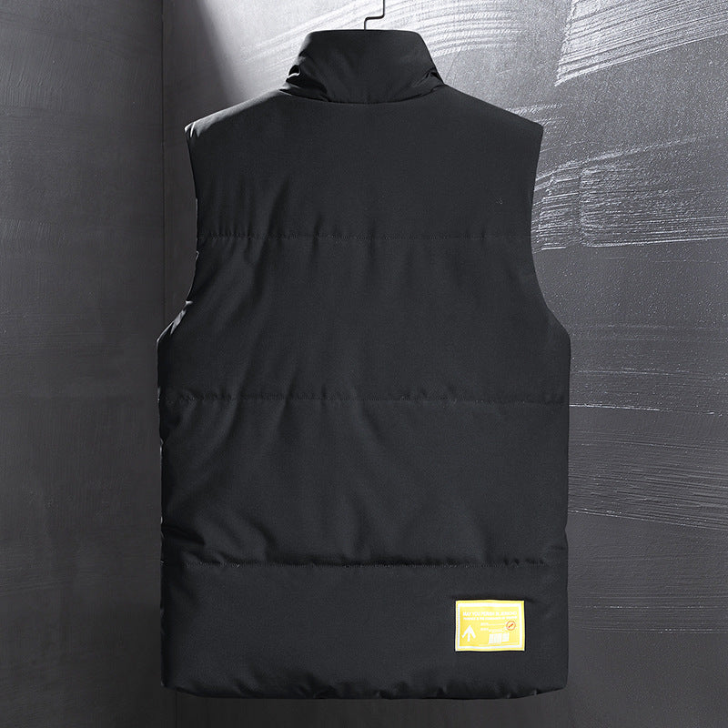 Men's Insulated Outdoor Vest with High Standing Collar, Multifunctional Pockets and Distinctive Webbing Shop Velvia