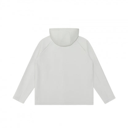 Unisex Light Hoodie Zip Jacket made of technical fleece with raglan sleeves Shop Velvia
