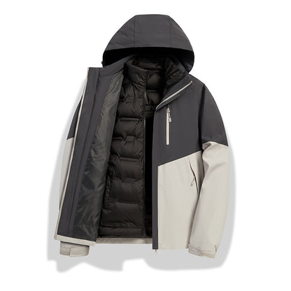 Men's Convertible Winter Jacket with Removable Quilted Lining Shop Velvia