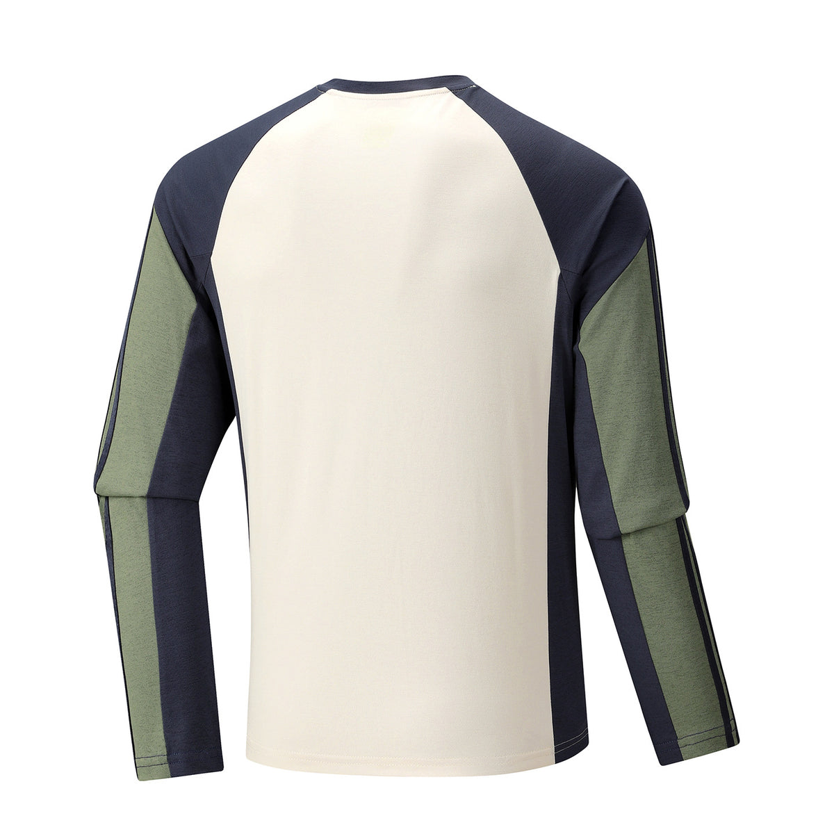 Men's Breathable Long Sleeve Training Shirt with Short Zipper and Raglan Sleeves Shop Velvia