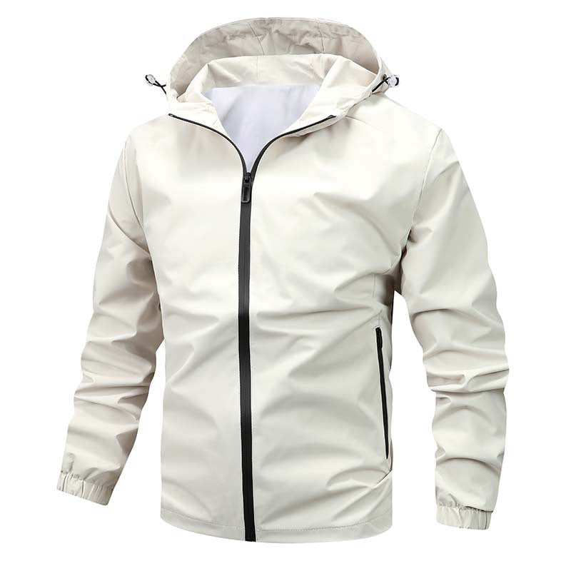 Men's Lightweight Softshell Hooded Jacket with Water-Repellent Membrane and Sealed Zippers Shop Velvia