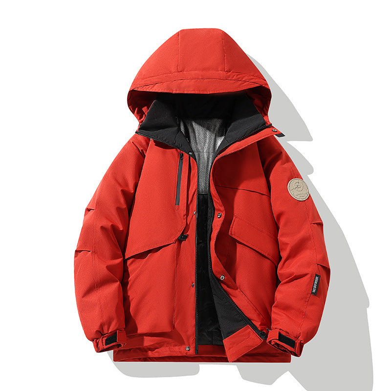 Men's Technical Hooded Field Parka with Thermal Insulation, Windproof Membrane and Multi-Pocket Shop Velvia