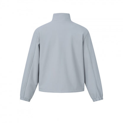 Unisex Lightweight technical short jacket with stand-up collar, concealed zipper and elastic cuffs Shop Velvia