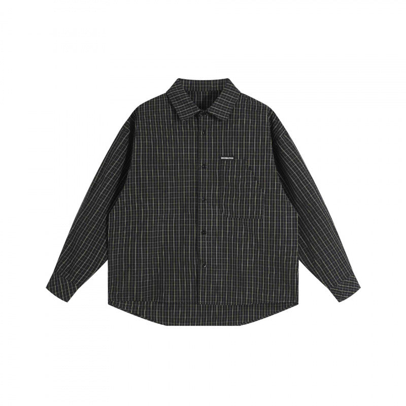 Unisex Oversize Shirt Jacket with boxy cut, shirt collar and patch breast pocket Shop Velvia