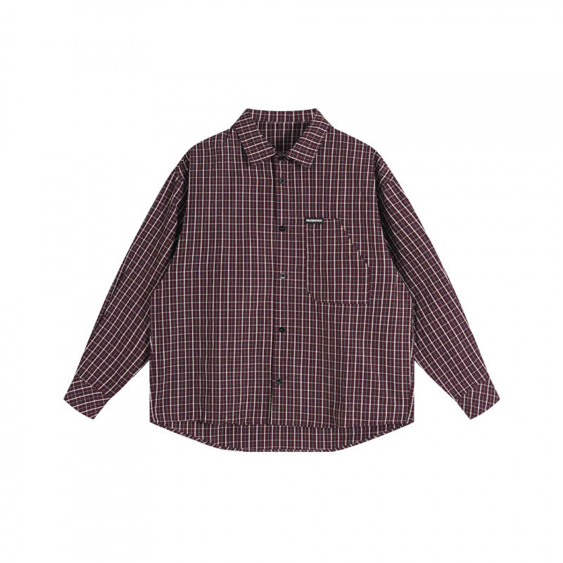 Unisex Oversize Shirt Jacket with boxy cut, shirt collar and patch breast pocket Shop Velvia