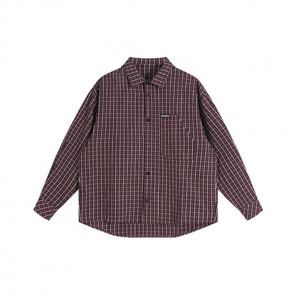 Unisex Oversize Shirt Jacket with boxy cut, shirt collar and patch breast pocket Shop Velvia