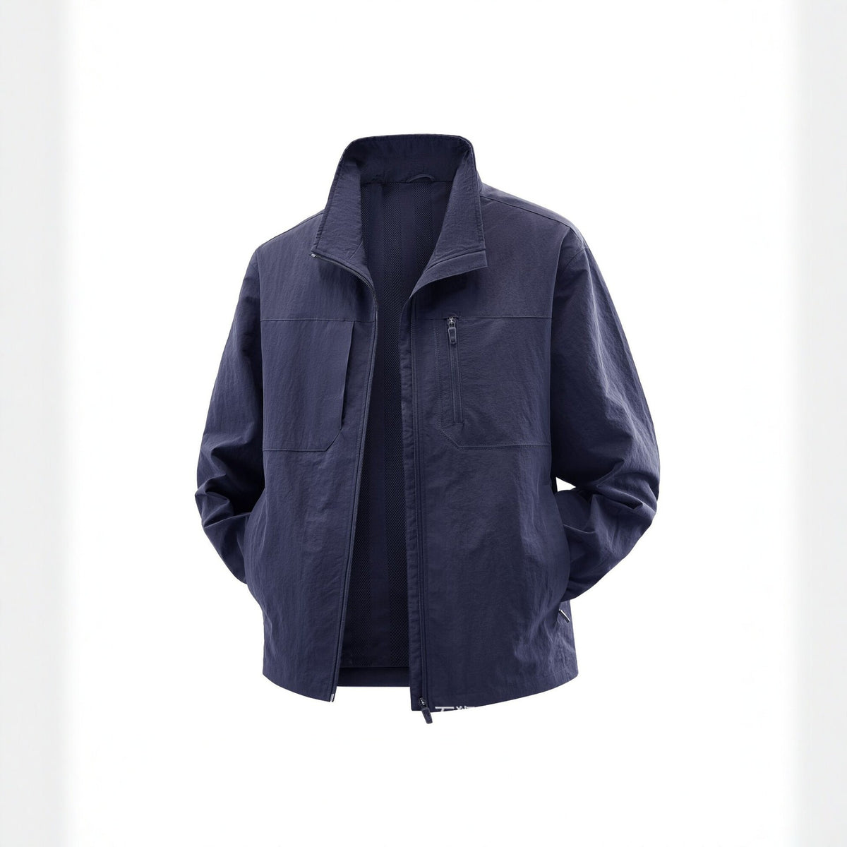 Men's Lightweight Field Utility Jacket with Mesh Lining, Stand-Up Collar and Zipper Pockets Shop Velvia