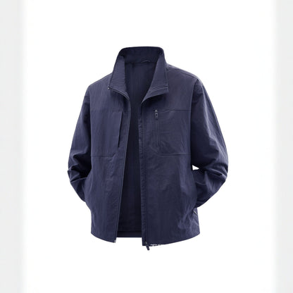 Men's Lightweight Field Utility Jacket with Mesh Lining, Stand-Up Collar and Zipper Pockets Shop Velvia