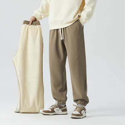 Men's Relaxed Jogger with Elastic Waistband and Removable Teddy Lining Shop Velvia