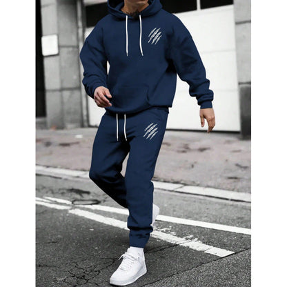 Men's tracksuit with modern graphic design and practical pockets Shop Velvia