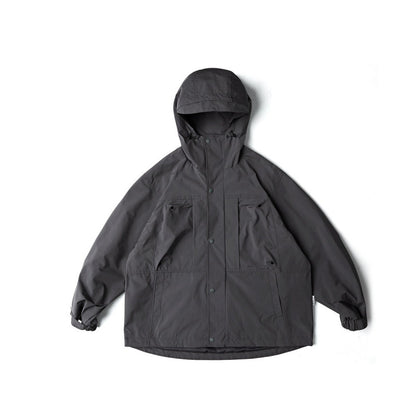 Unisex Water-Repellent Oversize Parka Jacket with Hood and Multifunctional Pockets Shop Velvia