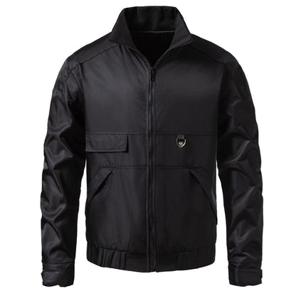 Men's water-repellent utility blouson with stand-up collar, kangaroo and flap pockets Shop Velvia