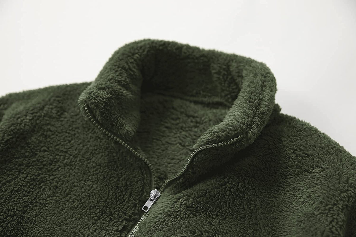 Men's fleece jacket with soft lining and practical pockets Shop Velvia