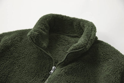 Men's fleece jacket with soft lining and practical pockets Shop Velvia