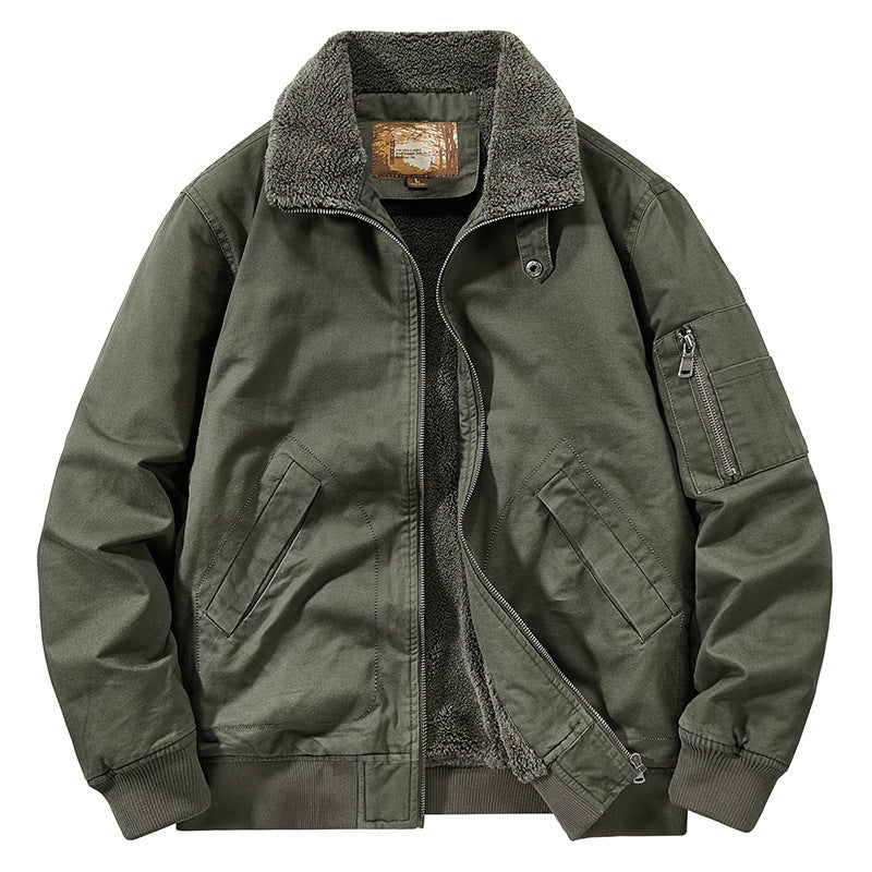 Men's teddy-lined pilot bomber jacket with sherpa lining and arm pocket Shop Velvia