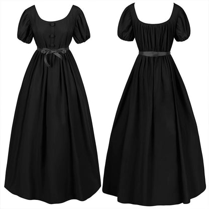 Women’s romantic maxi dress with off-the-shoulder neckline, puff sleeves, fitted bodice, and side ruching Shop Velvia