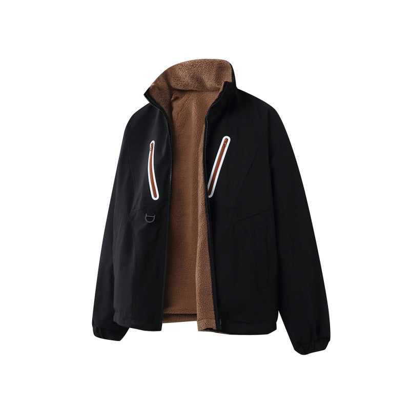 Unisex Lightweight Tech Softshell Jacket with Stand-up Collar, Water-repellent Membrane and Utility Pockets Shop Velvia